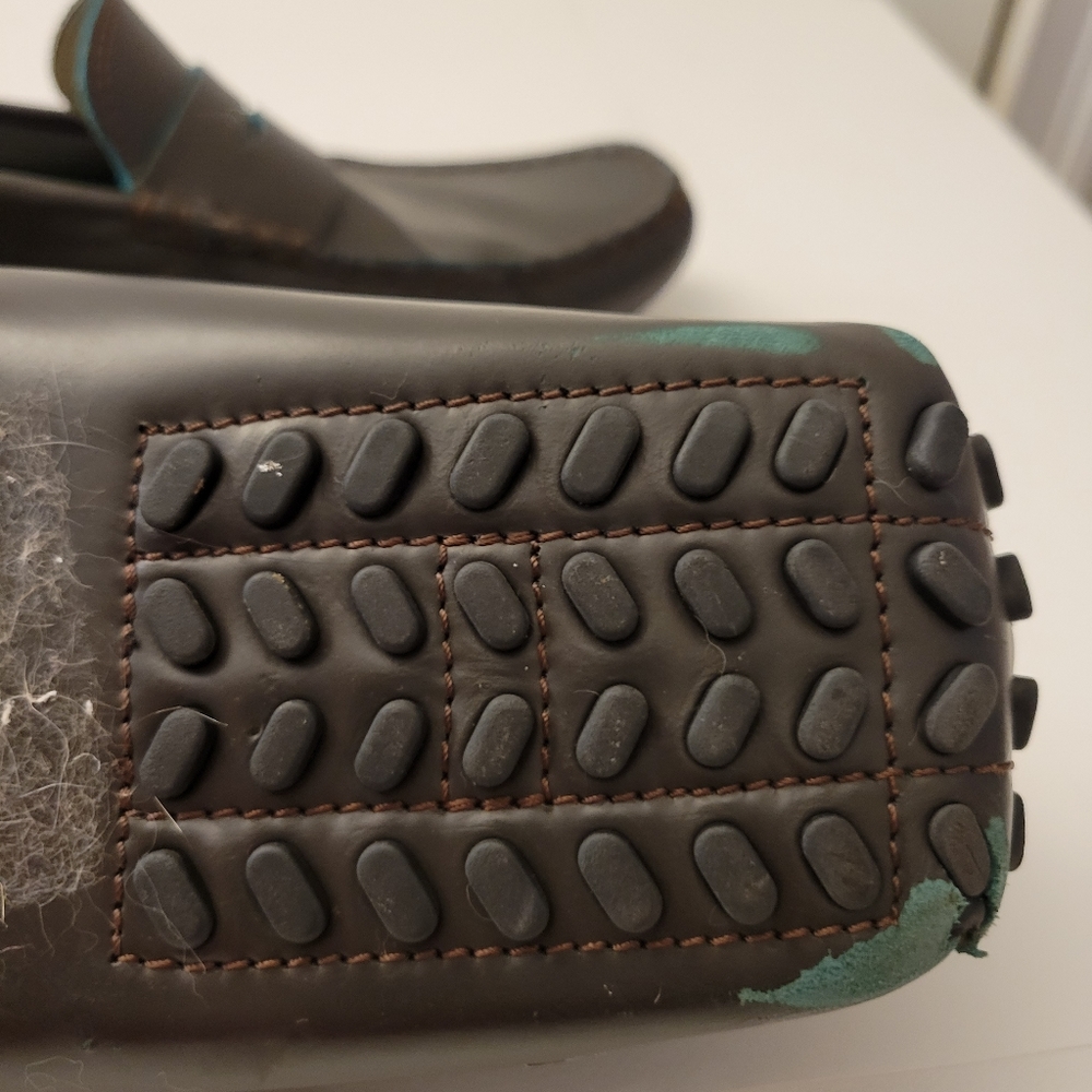 Izod Men's size 12 leather pre-owed - Picture 14 of 16